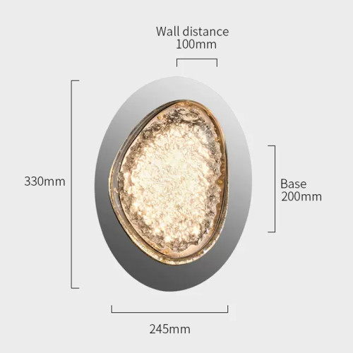 Настенный светильник Delight Collection MT9125-1WC pearl black