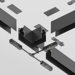 Угол-соединитель для магнитного шинопровода Maytoni Technical Magnetic track system Gravity TRA010CT-41B