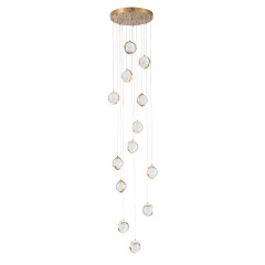 Каскадная люстра Arte Lamp Faberge A2451SP-75PB