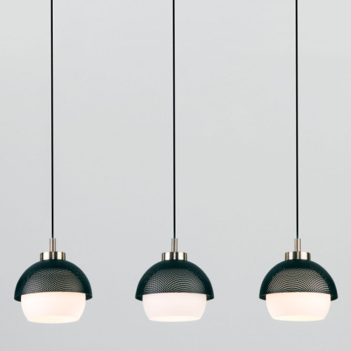 Подвесной светильник Eurosvet 50106/3 античная бронза/черный