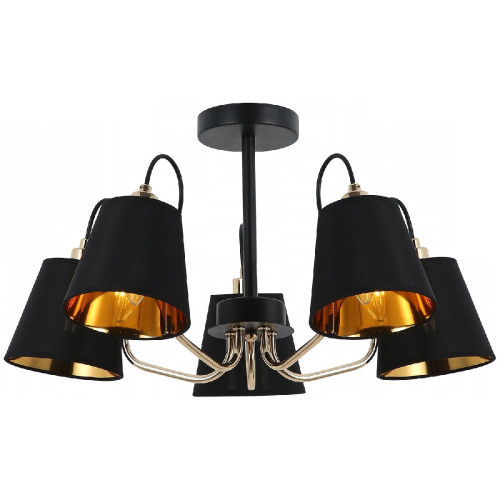 Люстра на штанге Illumico IL6120-5COU-79 BK GD