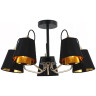 Люстра на штанге Illumico IL6120-5COU-79 BK GD