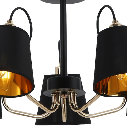 Люстра на штанге Illumico IL6120-5COU-79 BK GD