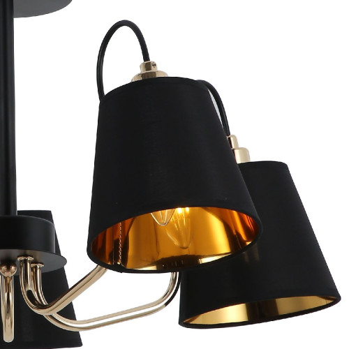 Люстра на штанге Illumico IL6120-5COU-79 BK GD