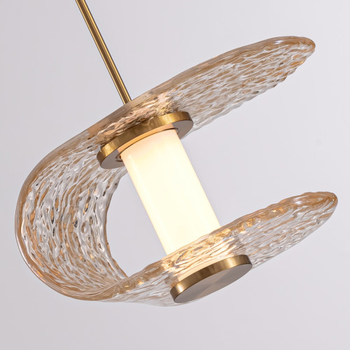 Подвесной светильник MD24020901-3B gold/cognac