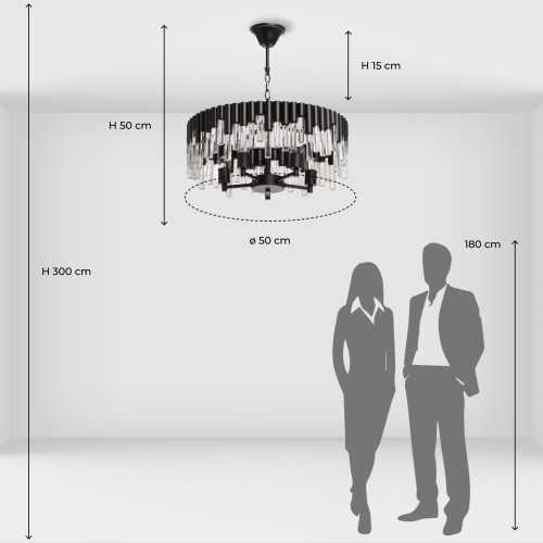Подвесная люстра De Markt Бриз 111018305