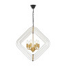 Подвесная люстра Lumina Deco Crulia LDP 8005-6 BK+MD