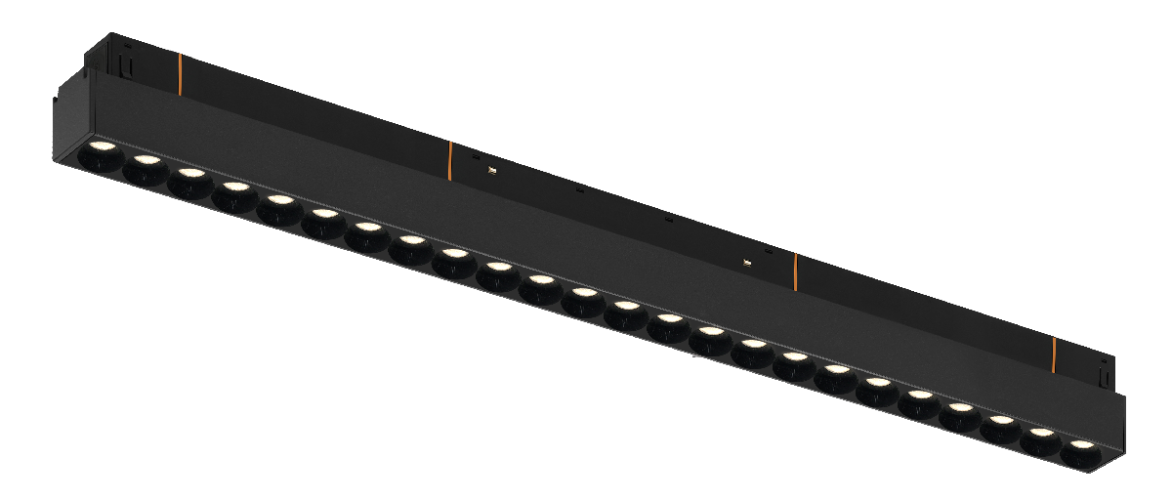 Трековый магнитный светильник iLedex Vision 4822-002-L460-24W-38DG-4000K-BK