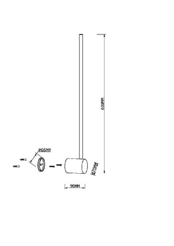 Настенный светильник Maytoni Light stick MOD237WL-L6B3K