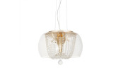 Подвесная люстра Lumina Deco Disposa LDP 7018-400 PR+F.GD