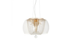 Подвесная люстра Lumina Deco Disposa LDP 7018-400 PR+F.GD