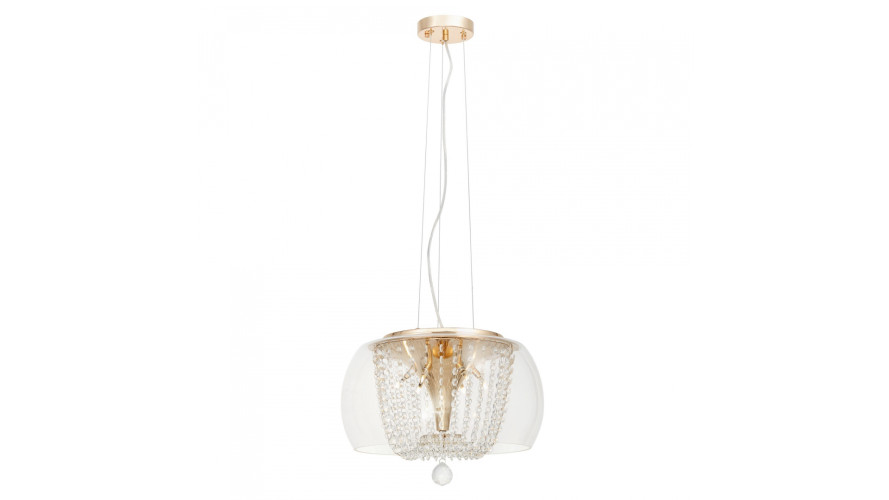 Подвесная люстра Lumina Deco Disposa LDP 7018-400 PR+F.GD
