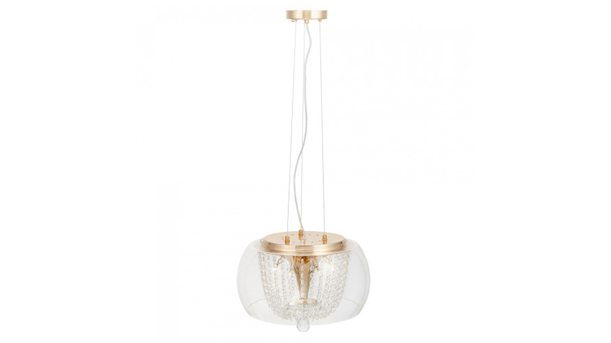 Подвесная люстра Lumina Deco Disposa LDP 7018-400 PR+F.GD