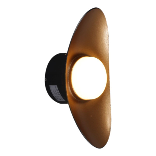 Уличный настенный светильник Reluce 86868-9.2-001JH LED7W BK+GD