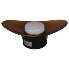 Уличный настенный светильник Reluce 86868-9.2-001JH LED7W BK+GD