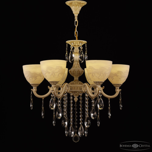 Подвесная люстра Bohemia Ivele Crystal AL78101/6/175 B WMG P1 U Horse
