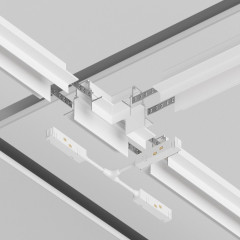 Угол-соединитель для магнитного шинопровода Maytoni Technical Magnetic track system Gravity TRA010CT-42W