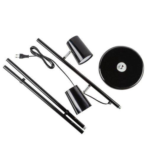Торшер Uniel ULM-T600 2х6W/4500K/DIM BLACK UL-00010174
