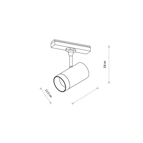 Трековый магнитный светильник Nowodvorski Lvm Spot 11342