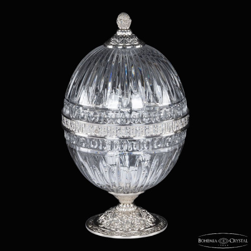 Настольная лампа Bohemia Ivele Crystal 5680L/18 Ni Clear/M-1G