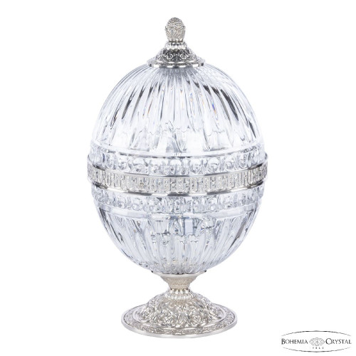 Настольная лампа Bohemia Ivele Crystal 5680L/18 Ni Clear/M-1G