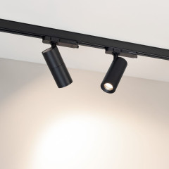 Трековый трехфазный светильник Arlight LGD-ARTEMIS-TRACK-4TR-R55-12W Day4000 (BK, 8-80 deg, 230V, DALI) 057691