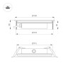 Грунтовый светильник Arlight ART-GROUND-SLIM-R130-9W Warm3000 (SL, 30 deg, 24V) 038165
