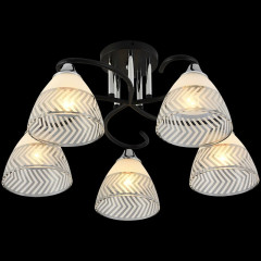 Люстра на штанге Reluce 11391-0.3-05B BK+CR