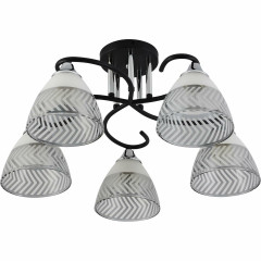 Люстра на штанге Reluce 11391-0.3-05B BK+CR