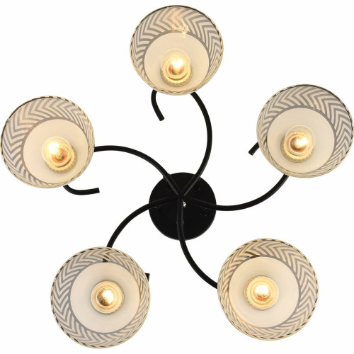 Люстра на штанге Reluce 11391-0.3-05B BK+CR