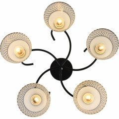 Люстра на штанге Reluce 11391-0.3-05B BK+CR