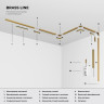 Шинопровод магнитный накладной Elektrostandard Brass Line 85227/00 4690389219085 a072146