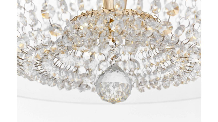 Подвесная люстра Lumina Deco Disposa LDP 7018-500 PR+F.GD