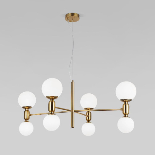 Подвесная люстра Eurosvet Bubble 30182/8 латунь Smart a063208