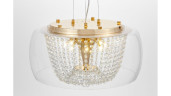 Подвесная люстра Lumina Deco Disposa LDP 7018-500 PR+F.GD