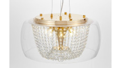 Подвесная люстра Lumina Deco Disposa LDP 7018-500 PR+F.GD