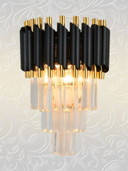 Бра Natali Kovaltseva DARIAN 76017/2W GOLD BLACK