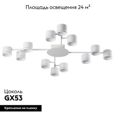 Потолочная люстра Lumion Gareta 8235/12C