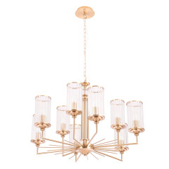 Подвесная люстра Crystal Lux GLORIA SP9 BRASS