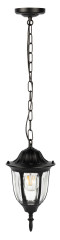 Уличный подвесной светильник ЭРА Галатея GBS-105-BL-0800 230В Е27 IP54 чёрный Б0071486