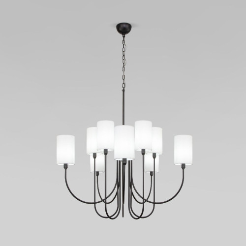 Подвесная люстра Eurosvet Abbey 60164/10 черный Smart a065748