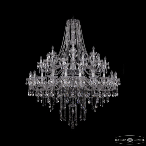 Подвесная люстра Bohemia Ivele Crystal 1415/24+12+6/530/2d Ni