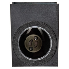 Уличный настенный светильник Uniel UUL-P42A 2х6W/GU10 IP65 BLACK UL-00010513