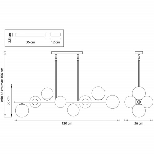 Люстра на штанге Lightstar 815083
