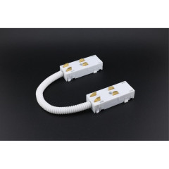 Коннектор питания угловой для магнитного шинопровода Aployt Magnetic track 220 APL.0280.10.02