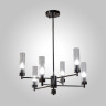 Люстра на штанге AM Group INDIGO SP6 PEARL BLACK