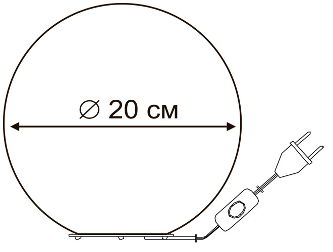 Настольная лампа Arte Lamp Sphere A6020LT-1WH