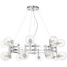 Подвесная люстра Crystal Lux LUXURY SP16 CHROME