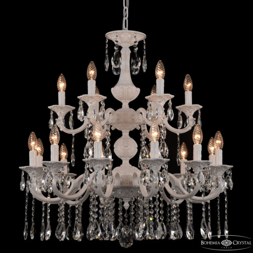 Подвесная люстра Bohemia Ivele Crystal AL78101/12+6/250/2D A WG