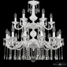Подвесная люстра Bohemia Ivele Crystal AL78101/12+6/250/2D A WG
